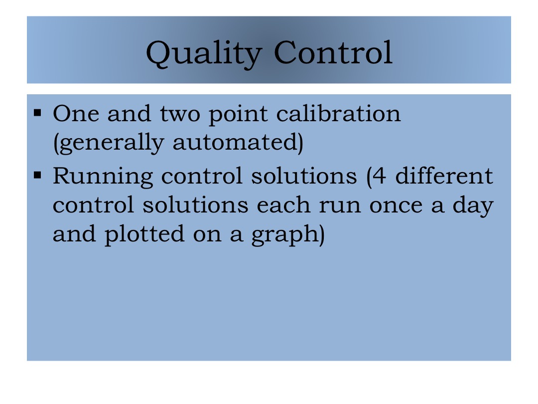 quality control summary  slide image